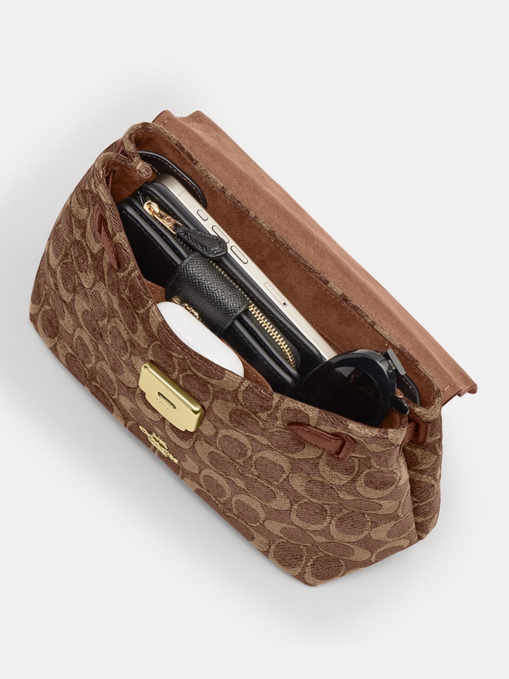 Coach Outlet Emory Top Handle Bag In Signature Chenille - Picture 2 of 3
